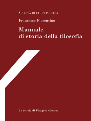 cover image of Manuale di storia della filosofia